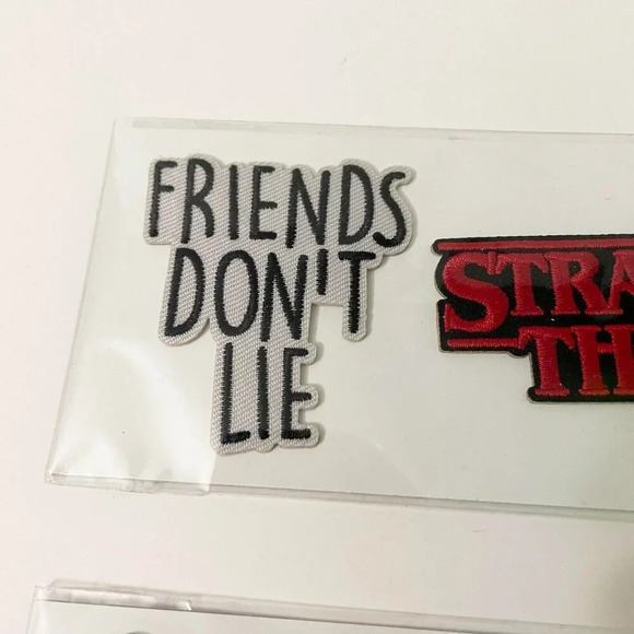 Lot of 2 Stranger Things Embroidery Stickers - Picture 10 of 15
